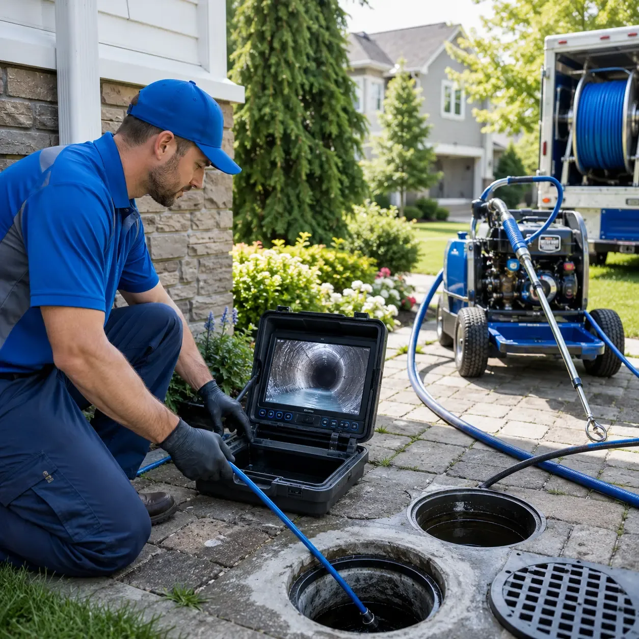 Outdoor drain cleaning professionals serving Cheney, KS